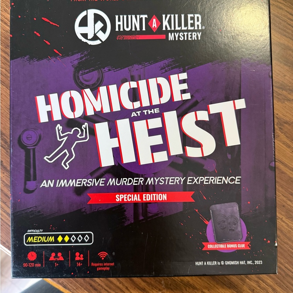 Hunt A Killer: Homicide at the Heist - Purple Special Edition